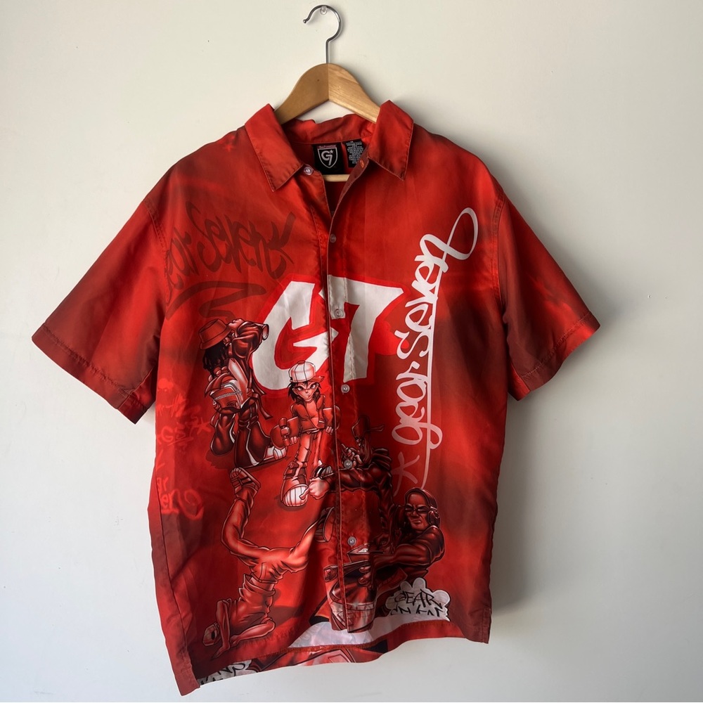 Gear 7 Collection Y2K Button Down Shirt